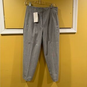 NWT ZARA grey pants trousers size L